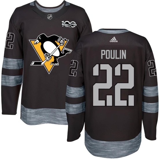 Sam Poulin Pittsburgh Penguins Youth Authentic 1917-2017 100th Anniversary Jersey - Black
