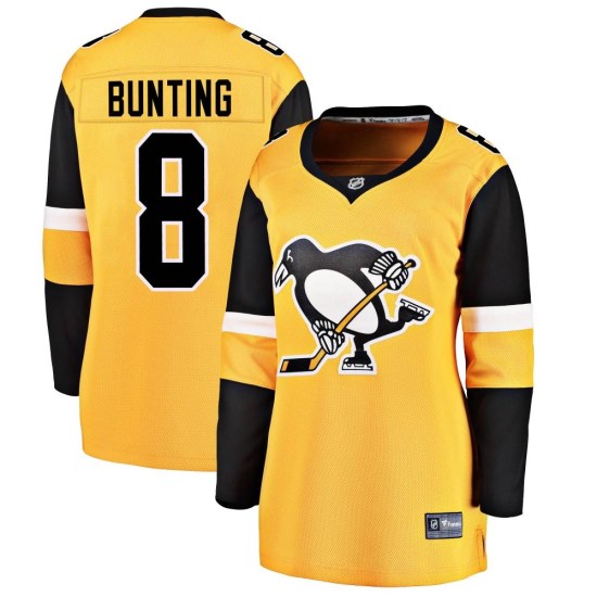 Michael Bunting Pittsburgh Penguins Women's Breakaway Alternate Fanatics Branded Jersey - Gold