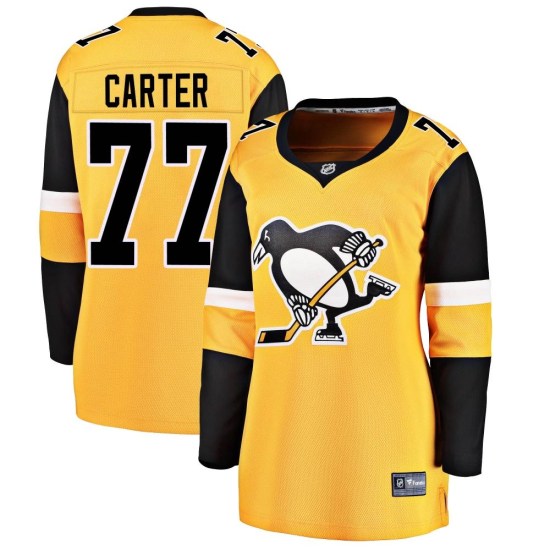Jeff Carter Pittsburgh Penguins Women's Breakaway Alternate Fanatics Branded Jersey - Gold