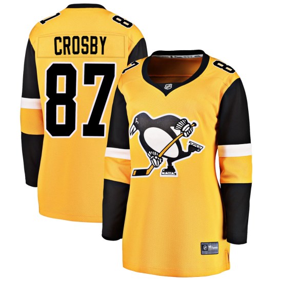 Sidney Crosby Pittsburgh Penguins Women's Breakaway Alternate Fanatics Branded Jersey - Gold