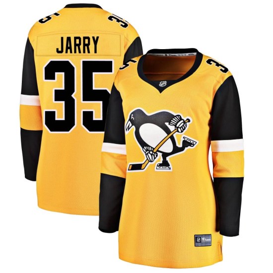 Tristan Jarry Pittsburgh Penguins Women's Breakaway Alternate Fanatics Branded Jersey - Gold
