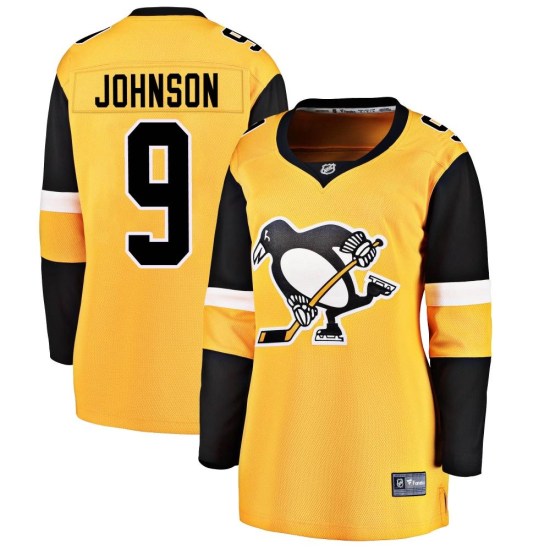 Mark Johnson Pittsburgh Penguins Women's Breakaway Alternate Fanatics Branded Jersey - Gold