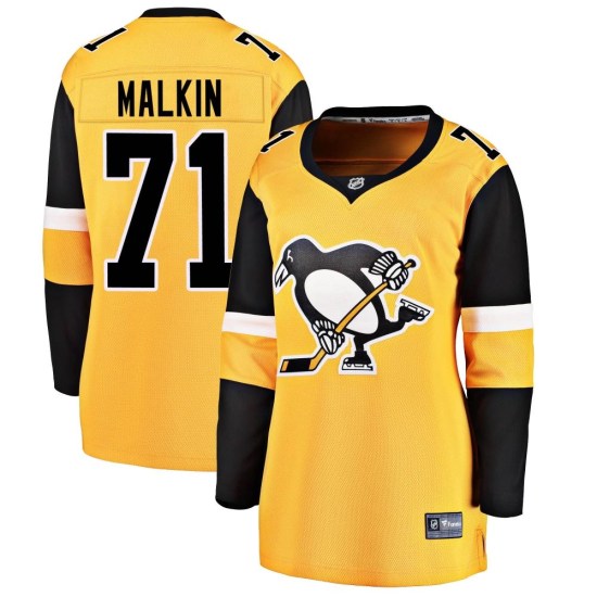 Evgeni Malkin Pittsburgh Penguins Women's Breakaway Alternate Fanatics Branded Jersey - Gold