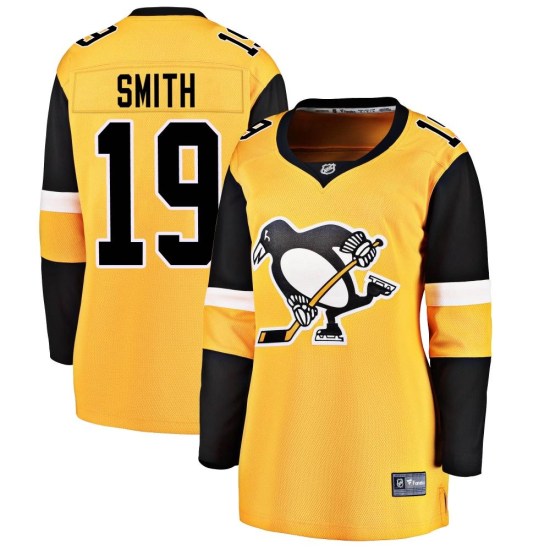 Reilly Smith Pittsburgh Penguins Women's Breakaway Alternate Fanatics Branded Jersey - Gold