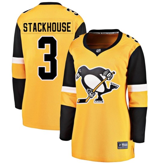 Ron Stackhouse Pittsburgh Penguins Women's Breakaway Alternate Fanatics Branded Jersey - Gold