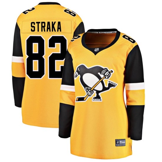 Martin Straka Pittsburgh Penguins Women's Breakaway Alternate Fanatics Branded Jersey - Gold