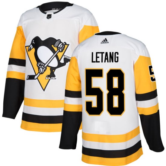 Kris Letang Pittsburgh Penguins Authentic Adidas Jersey - White