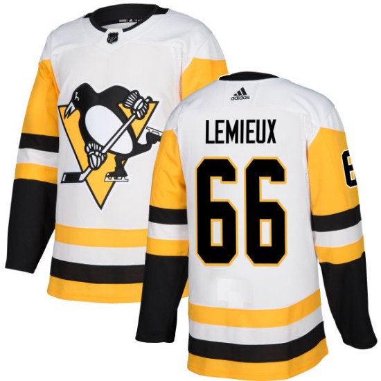 Mario Lemieux Pittsburgh Penguins Authentic Adidas Jersey - White